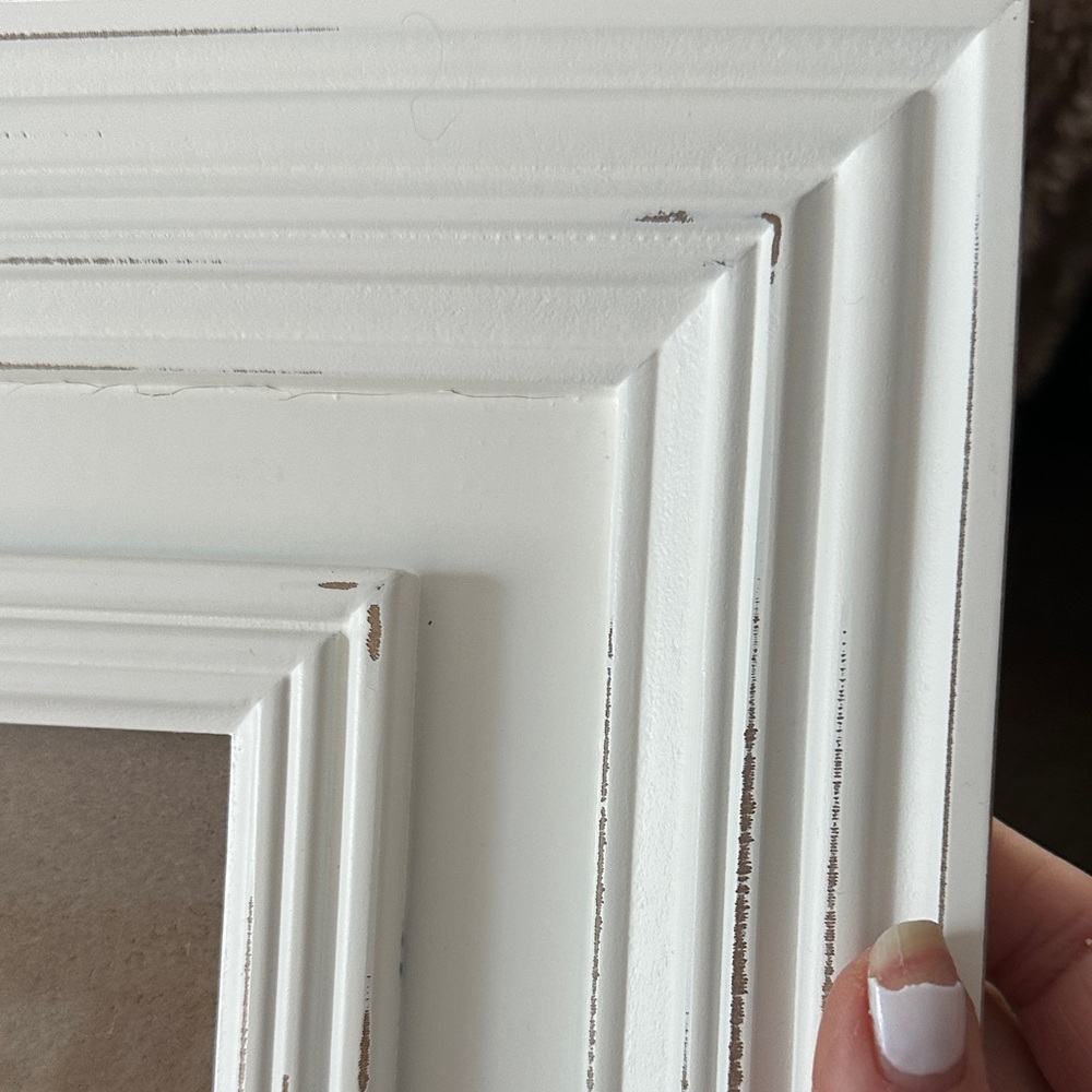 Distressed White Photo Frame - Picture 5 of 7